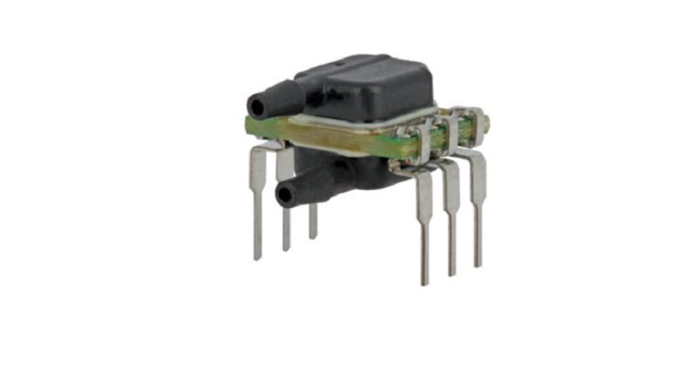 Honeywell Piezoresistive Pressure Sensor, 6.89kPa Operating Max, Through-Hole Mount, 6-Pin, 206.84kPa Overload Max, DIP