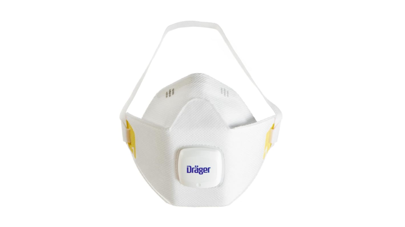 Masque respiratoire jetable DRAEGER FFP1 série X-plore 1910, Blanc, Jaune