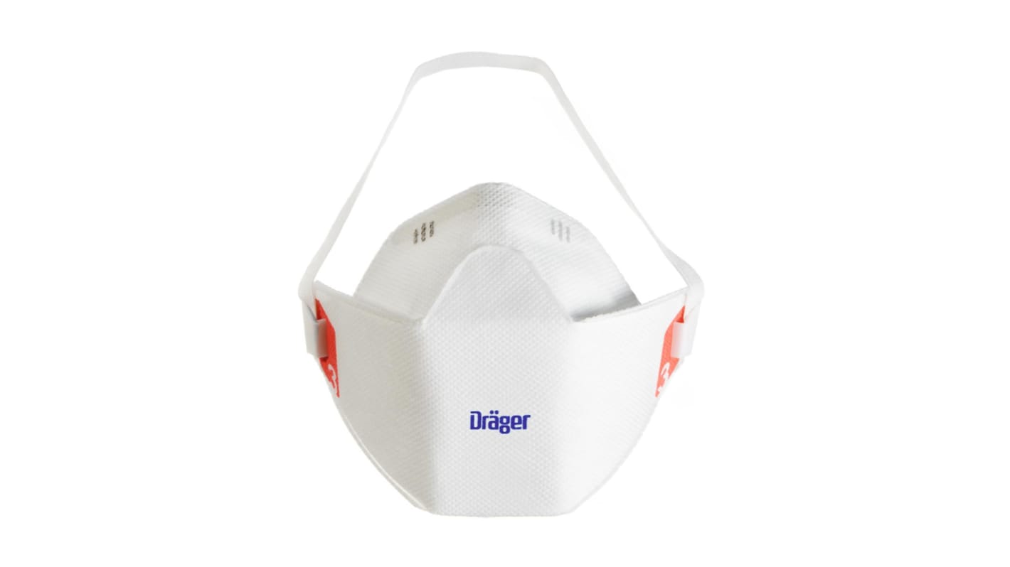 Masque respiratoire jetable DRAEGER FFP3 série X-plore 1930, Rouge, blanc