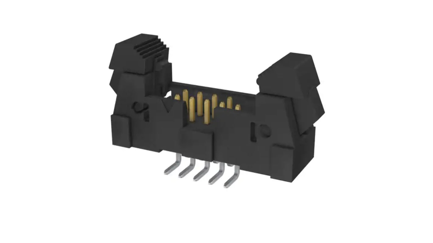 Conector de montaje en PCB macho Samtec de 10 vías, paso 1.27mm, 2 filas, Montaje Superficial