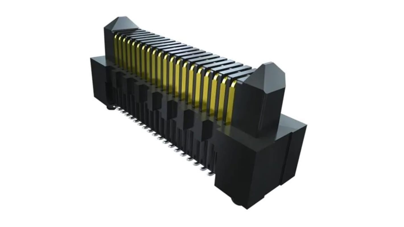 Conector macho para PCB Ángulo de 90° Samtec serie ERM8 de 60 vías, 2 filas, paso 0.8mm