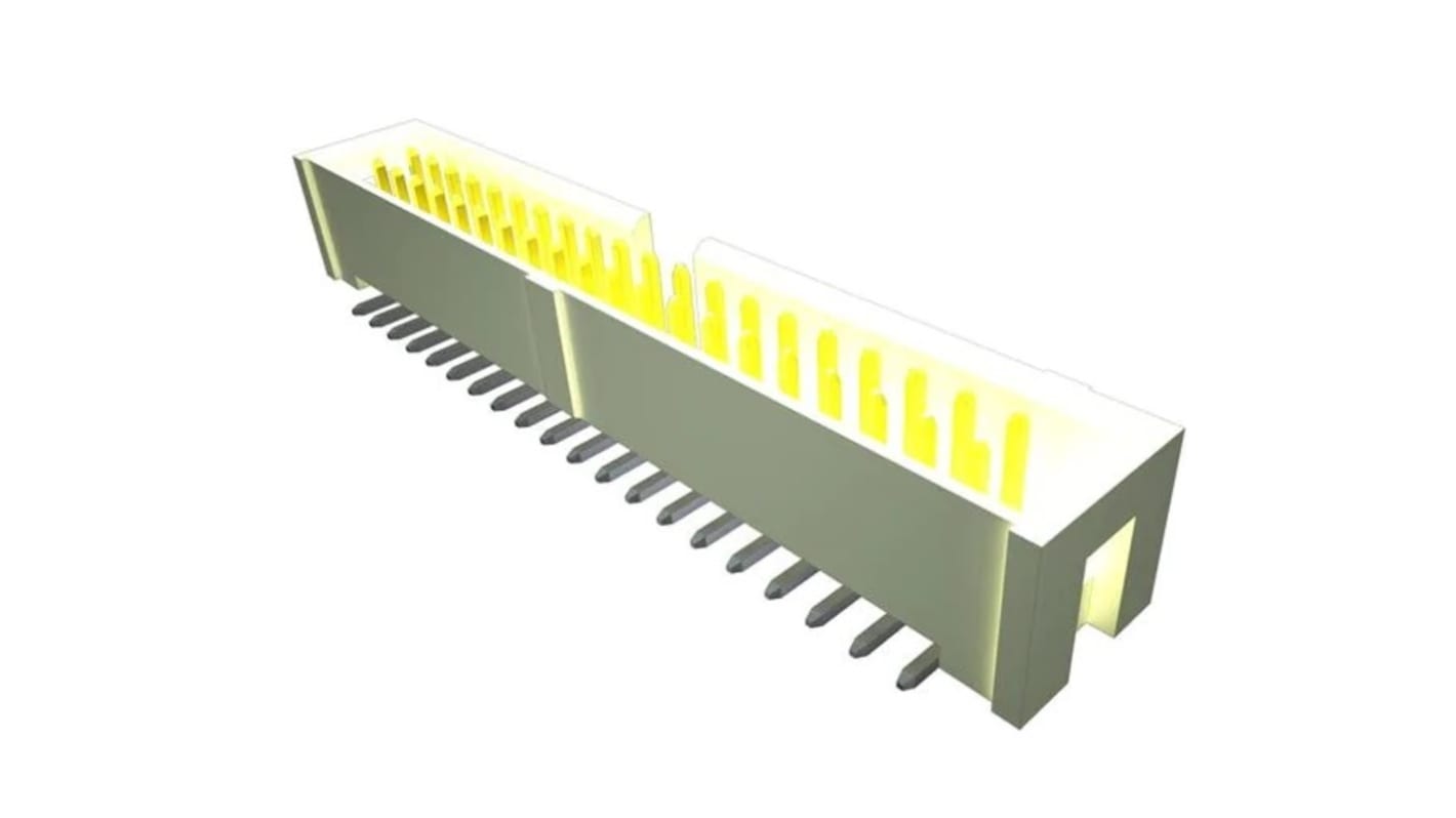 Samtec HTST Leiterplatten-Stiftleiste Vertikal, 10-polig / 2-reihig, Raster 2.54mm, Ummantelt