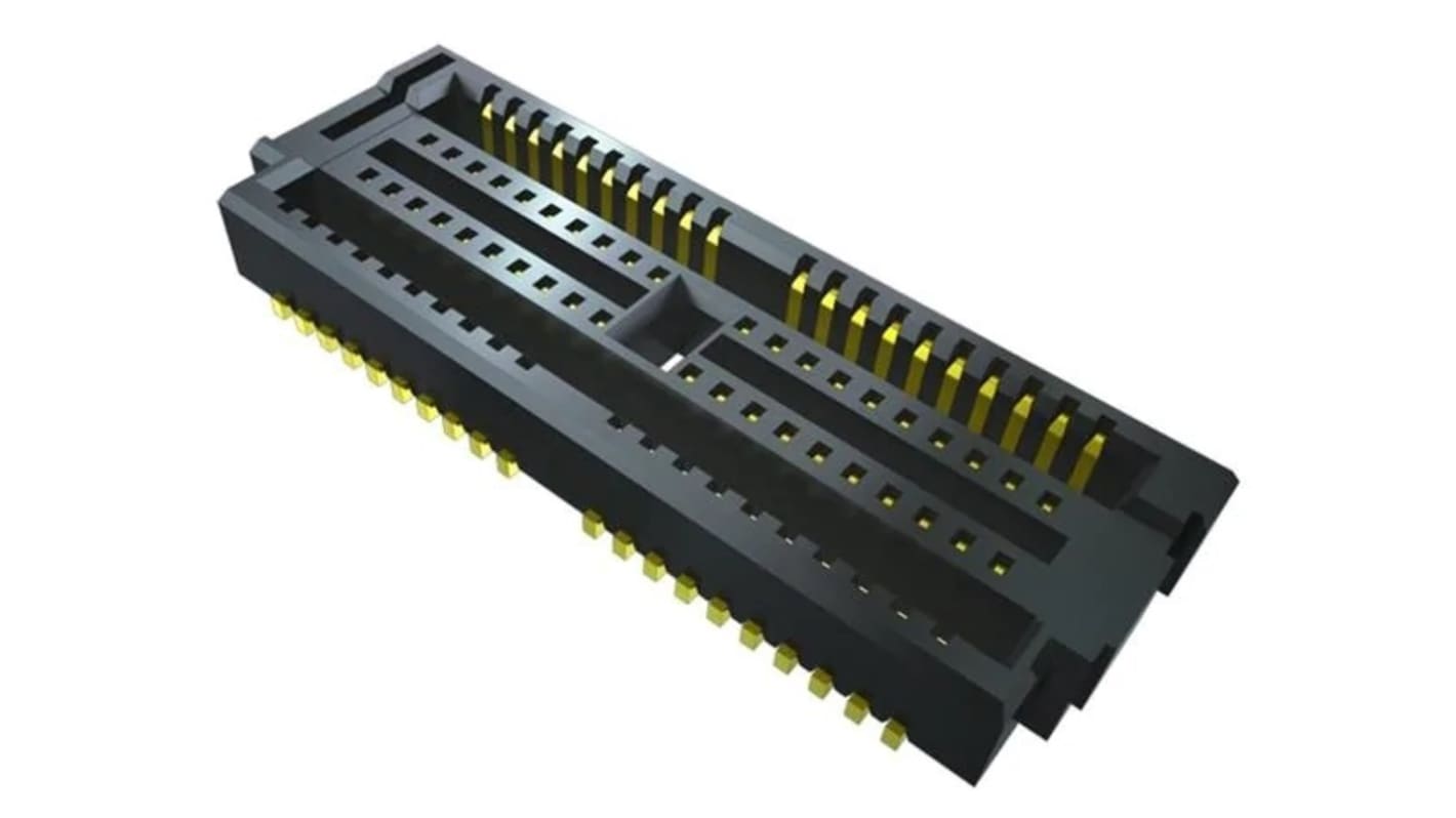 Conector macho para PCB Samtec serie LTH de 40 vías, 2 filas, paso 0.5mm