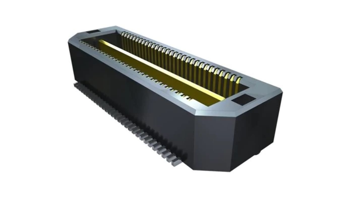 Conector macho para PCB Samtec serie QTH de 120 vías, 2 filas, paso 0.5mm, Montaje Superficial
