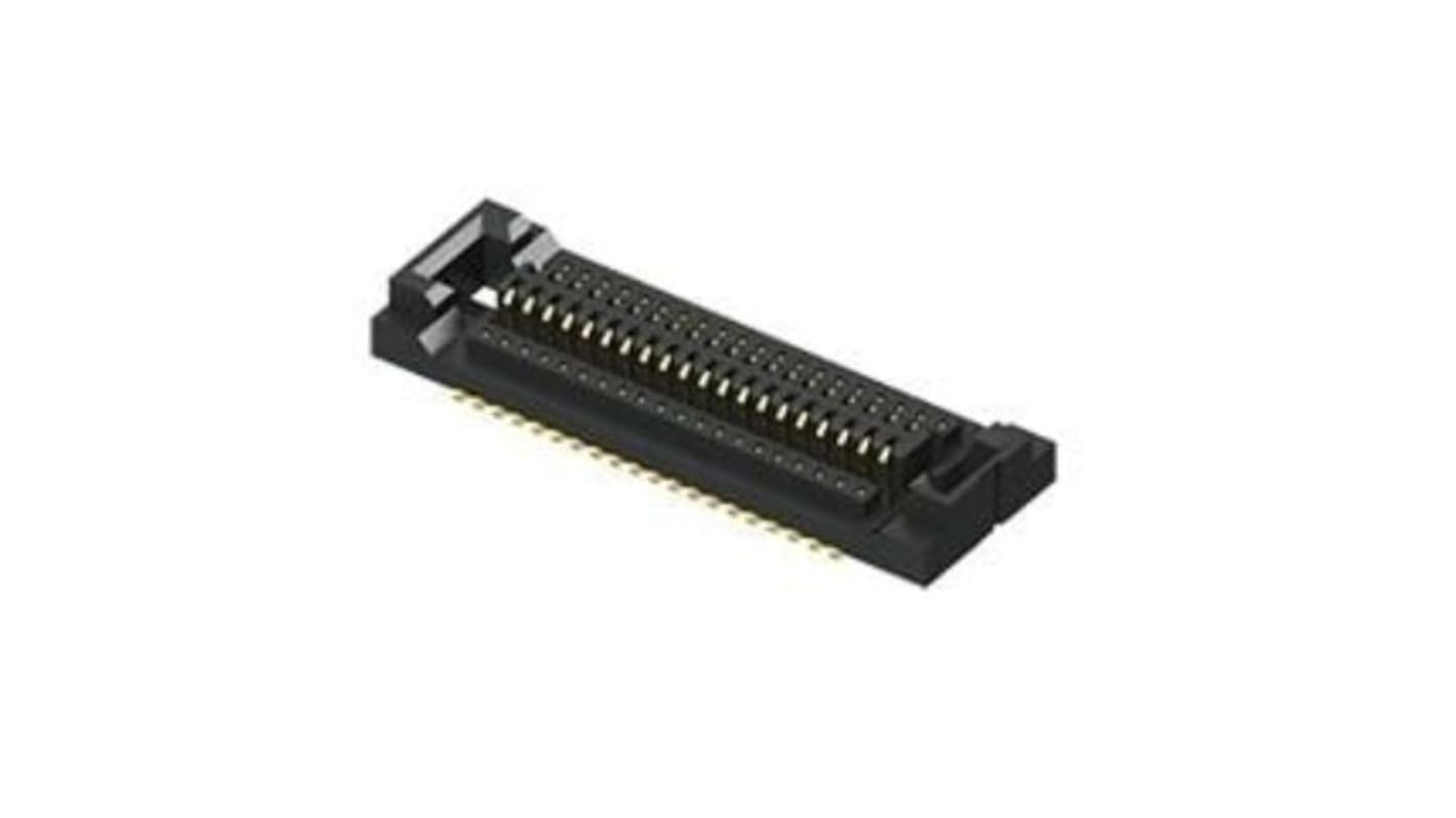 Presa PCB Samtec, 2 vie, 20 file, passo 0.5mm, Montaggio superficiale