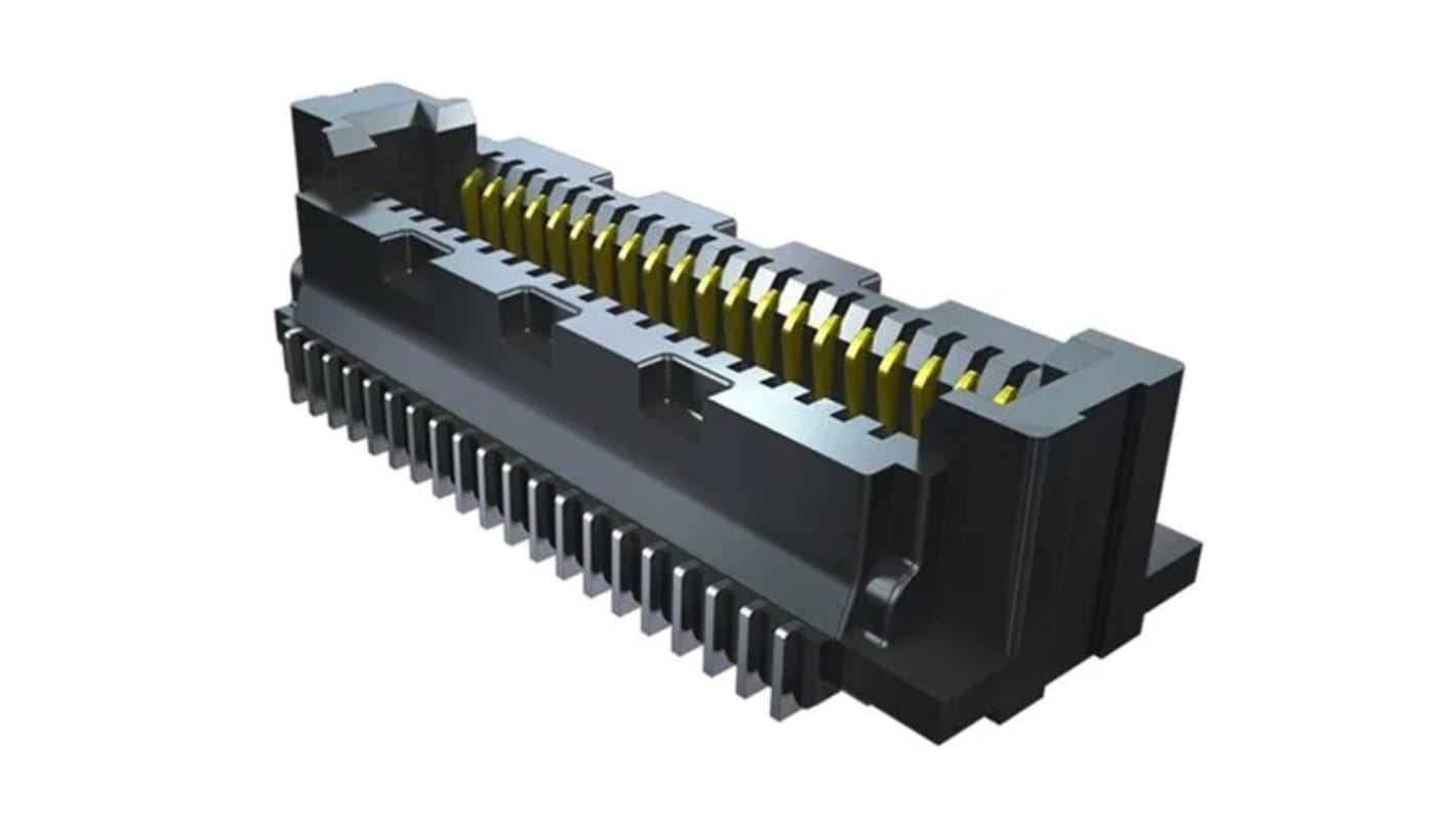 Presa PCB Samtec, 40 vie, 2 file, passo 0.5mm, Montaggio superficiale