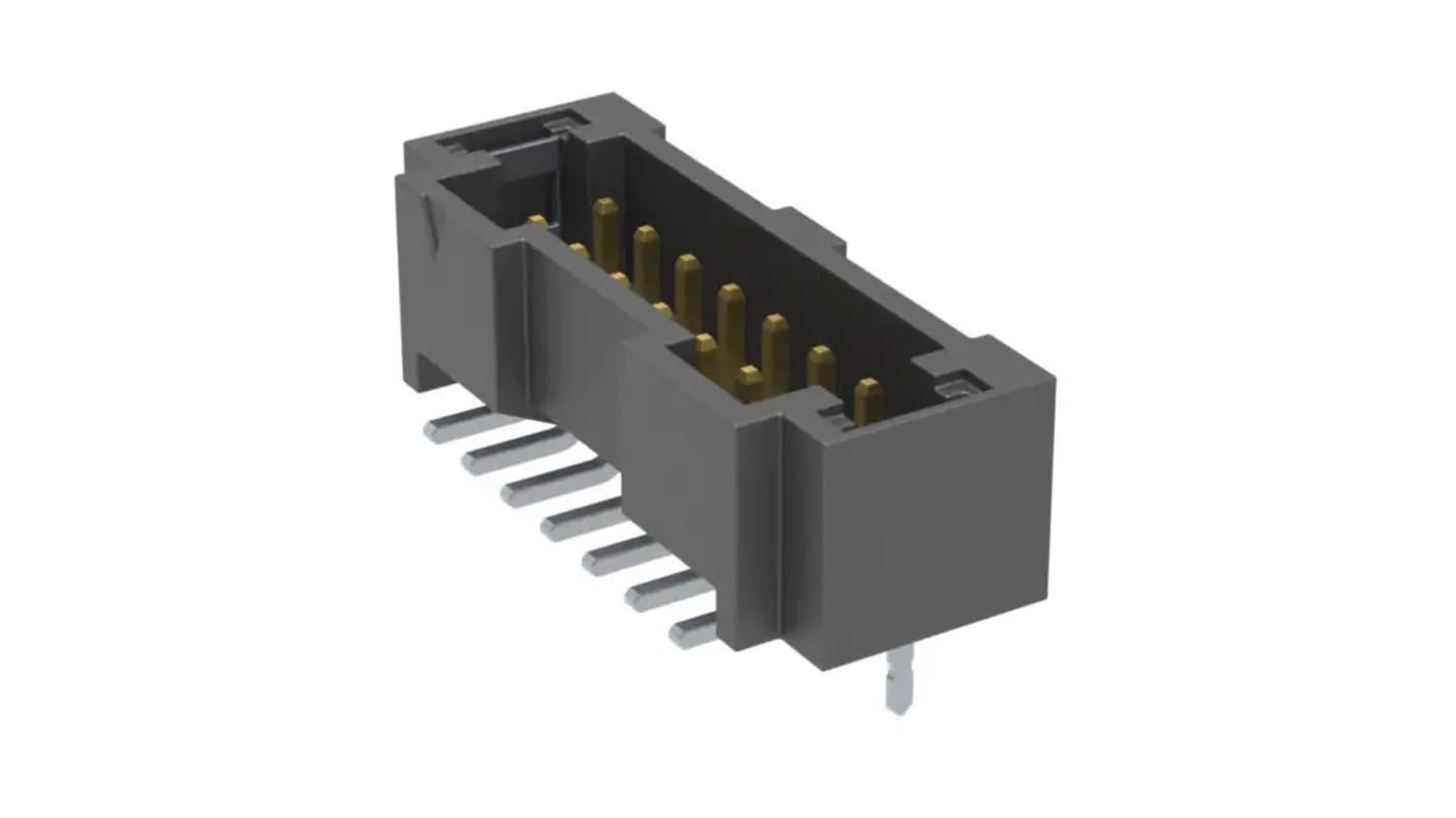 Conector macho para PCB Samtec serie T2M de 14 vías, 2 filas, paso 2.0mm, Montaje Superficial