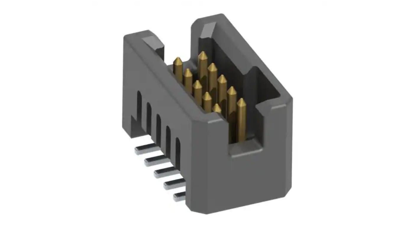 Conector macho para PCB Samtec serie TFM de 10 vías, 2 filas, paso 1.27mm