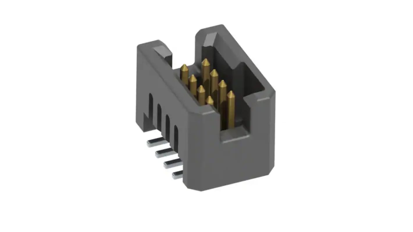 Conector macho para PCB Samtec serie TFM de 10 vías, 2 filas, paso 1.27mm