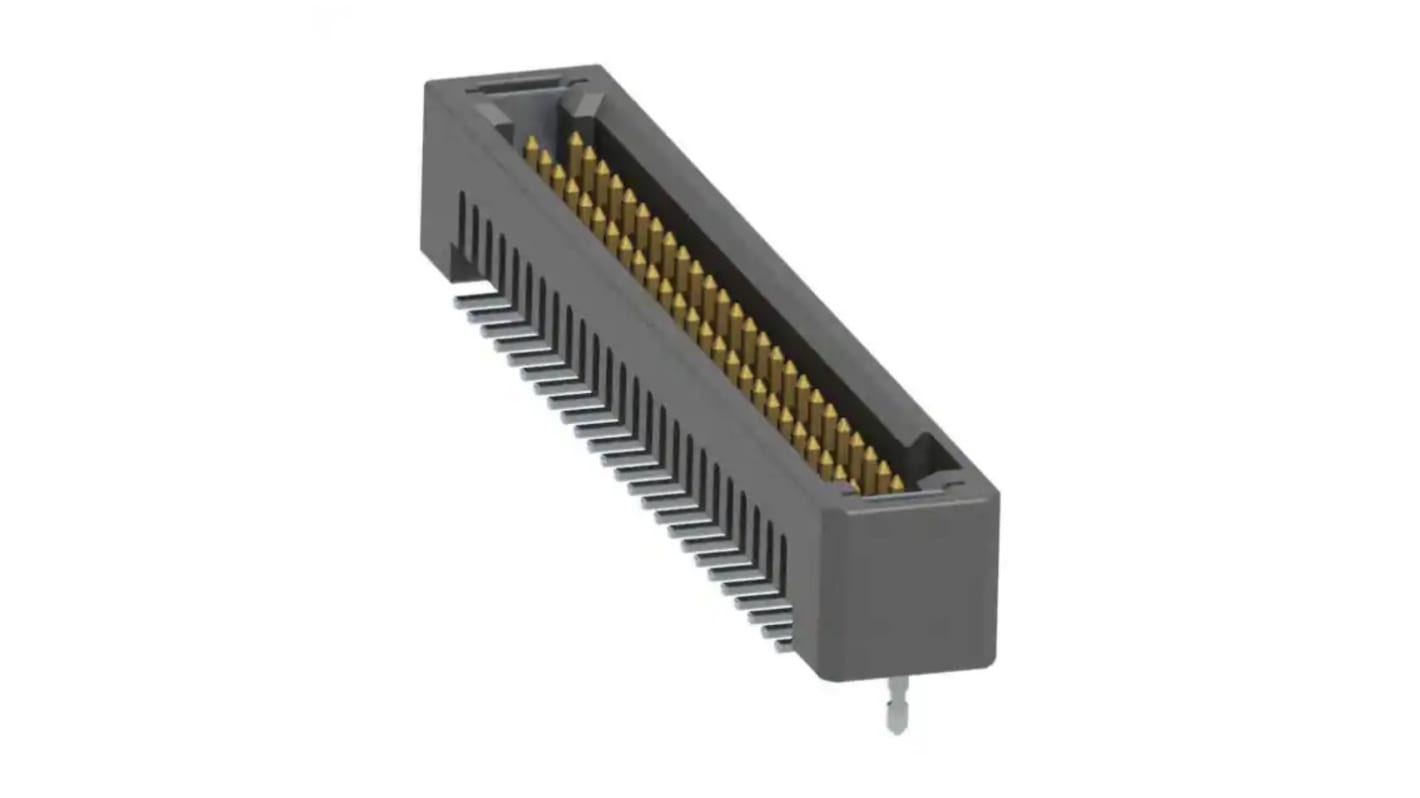 Samtec TFM Series Horizontal PCB Header, 50 Contact(s), 1.27mm Pitch, 2 Row(s)