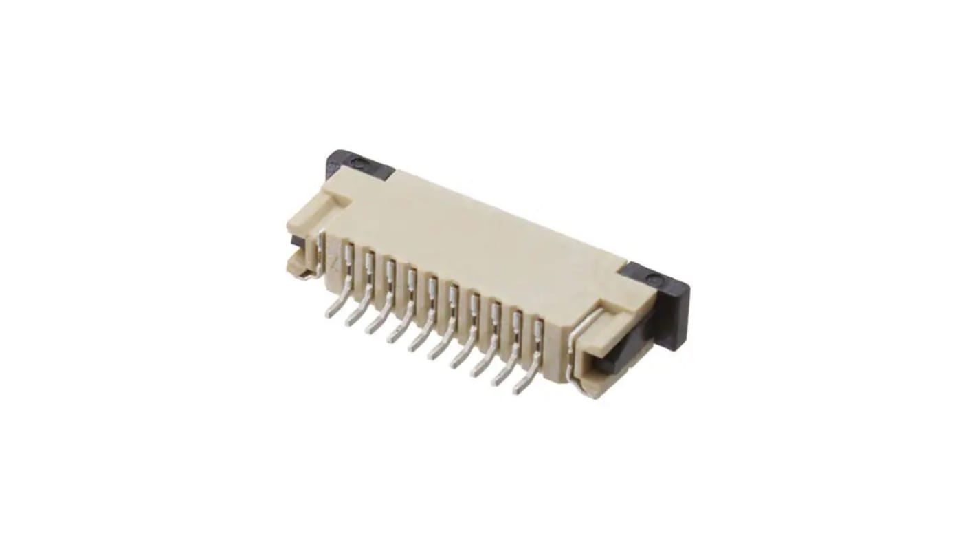 Conector FPC macho Samtec serie ZF1 de 10 vías, paso 1mm