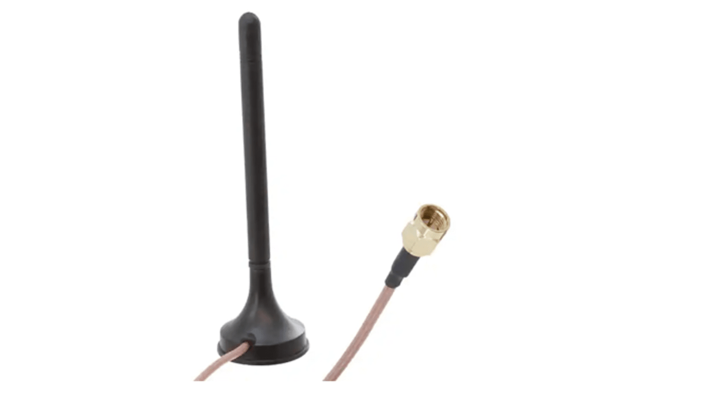 RS PRO RFID-Antenne Peitschenantenne Leiterplatte Stabantenne SMA Stecker 5dBi