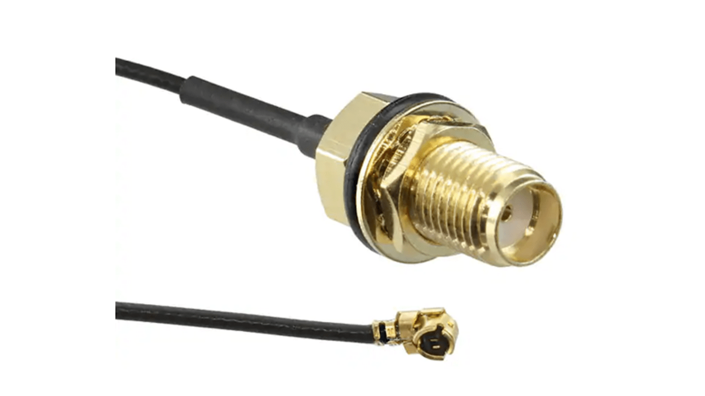 Câble coaxial RS PRO, MHF1, / SMA, 305mm, Noir