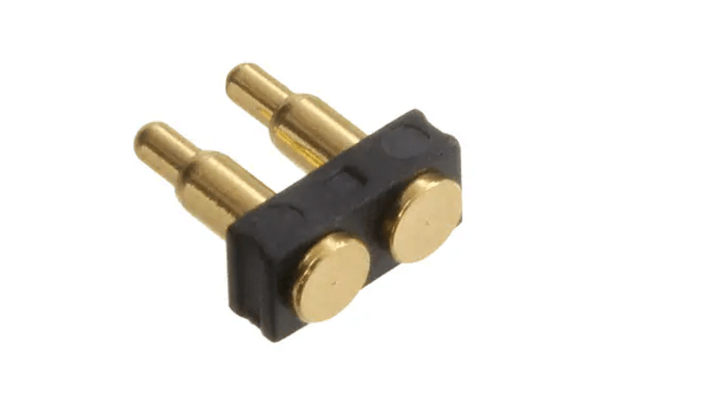 RS PRO Straight Through Hole PCB Connector, 2 Contact(s), 2.54mm Pitch, 1 Row(s), Unshrouded