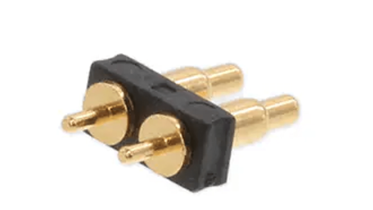 RS PRO Straight Through Hole PCB Connector, 2 Contact(s), 2.54mm Pitch, 1 Row(s), Unshrouded