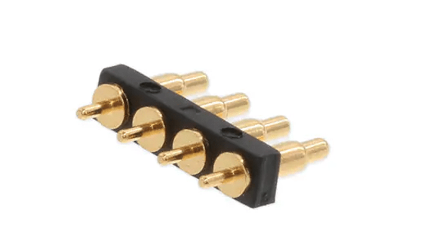 RS PRO Straight Through Hole PCB Connector, 4 Contact(s), 2.54mm Pitch, 1 Row(s), Unshrouded