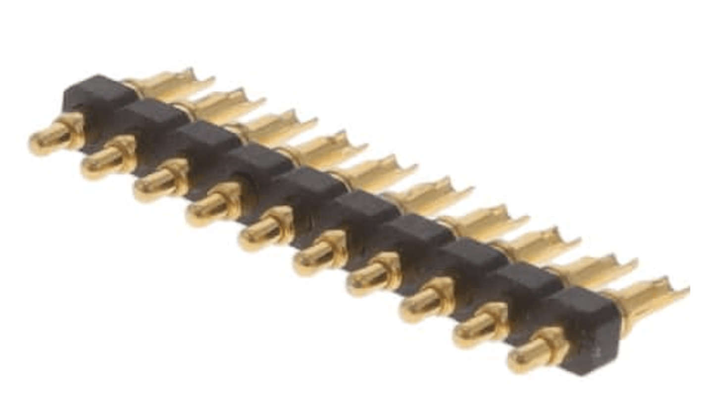 RS PRO Straight Through Hole PCB Connector, 10 Contact(s), 2.54mm Pitch, 1 Row(s), Unshrouded