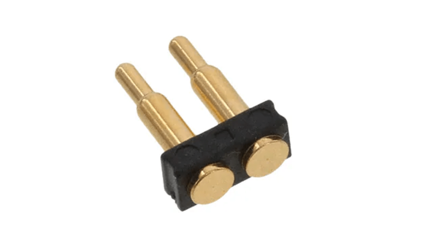 RS PRO Straight Through Hole PCB Connector, 2 Contact(s), 2.54mm Pitch, 2 Row(s), Unshrouded