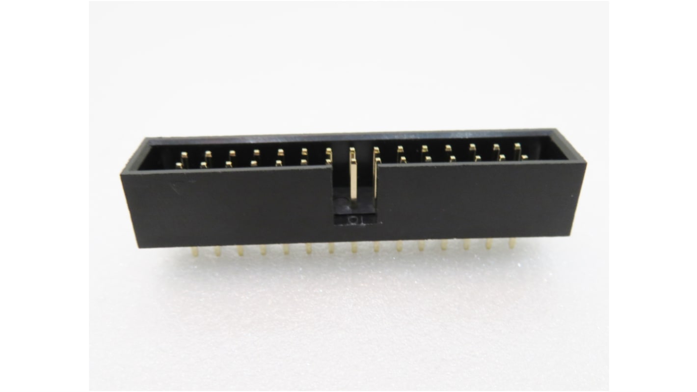 RS PRO Vertical PCB Header, 30 Contact(s), 2.54mm Pitch, 2 Row(s), Shrouded