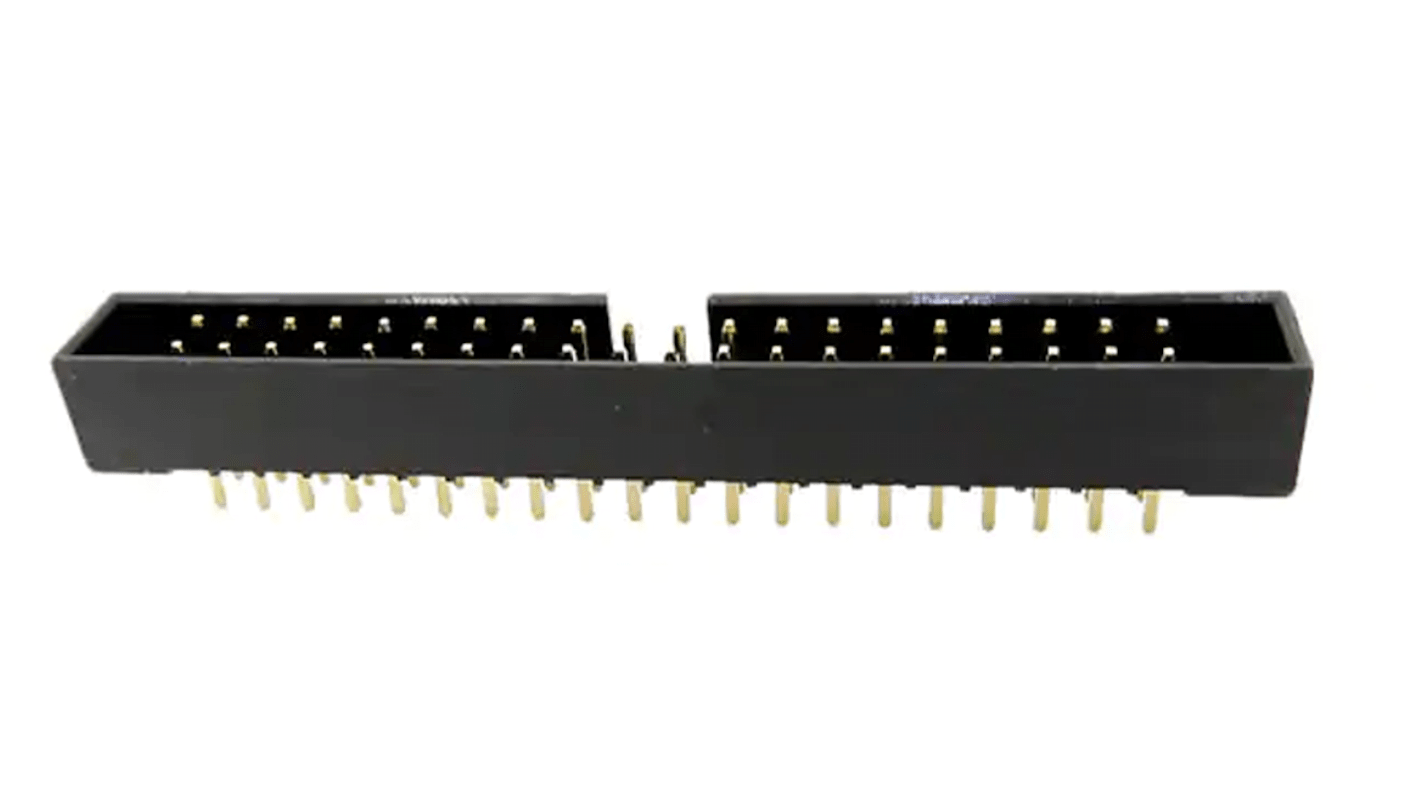 RS PRO Vertical PCB Header, 40 Contact(s), 2.54mm Pitch, 2 Row(s), Shrouded