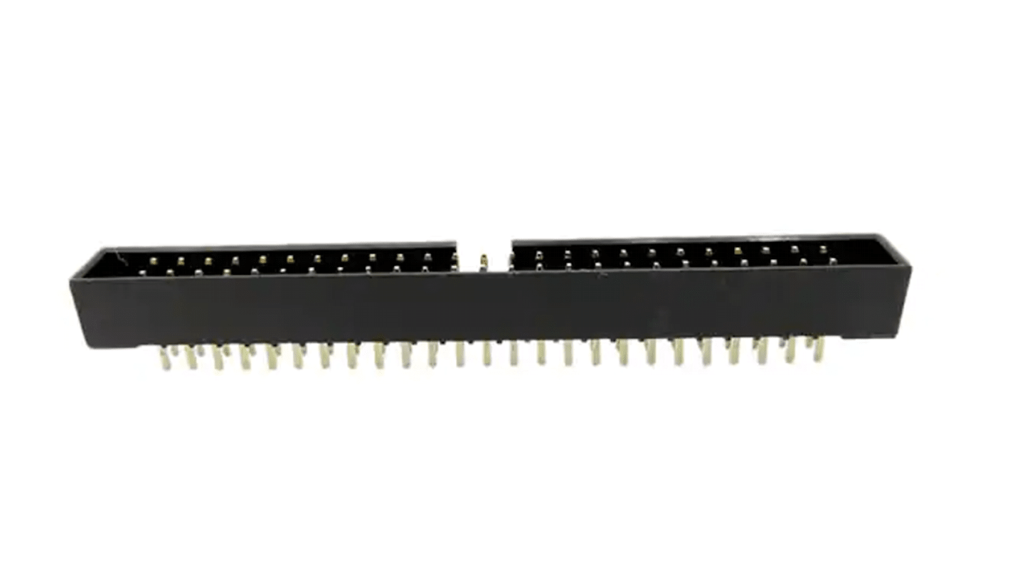 RS PRO Vertical PCB Header, 50 Contact(s), 2.54mm Pitch, 2 Row(s), Shrouded