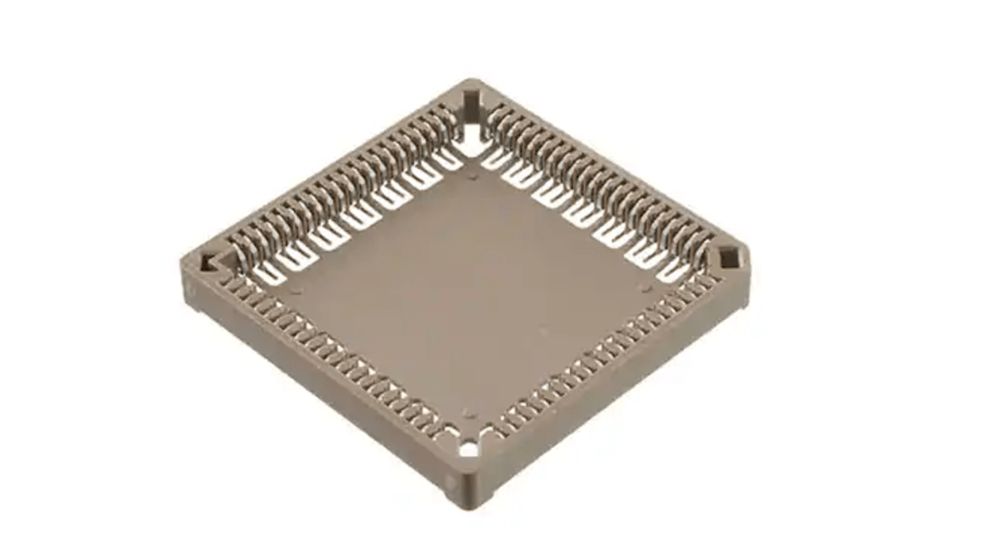 RS PRO 1.27mm Pitch 84 Way SMT PLCC IC Socket RS