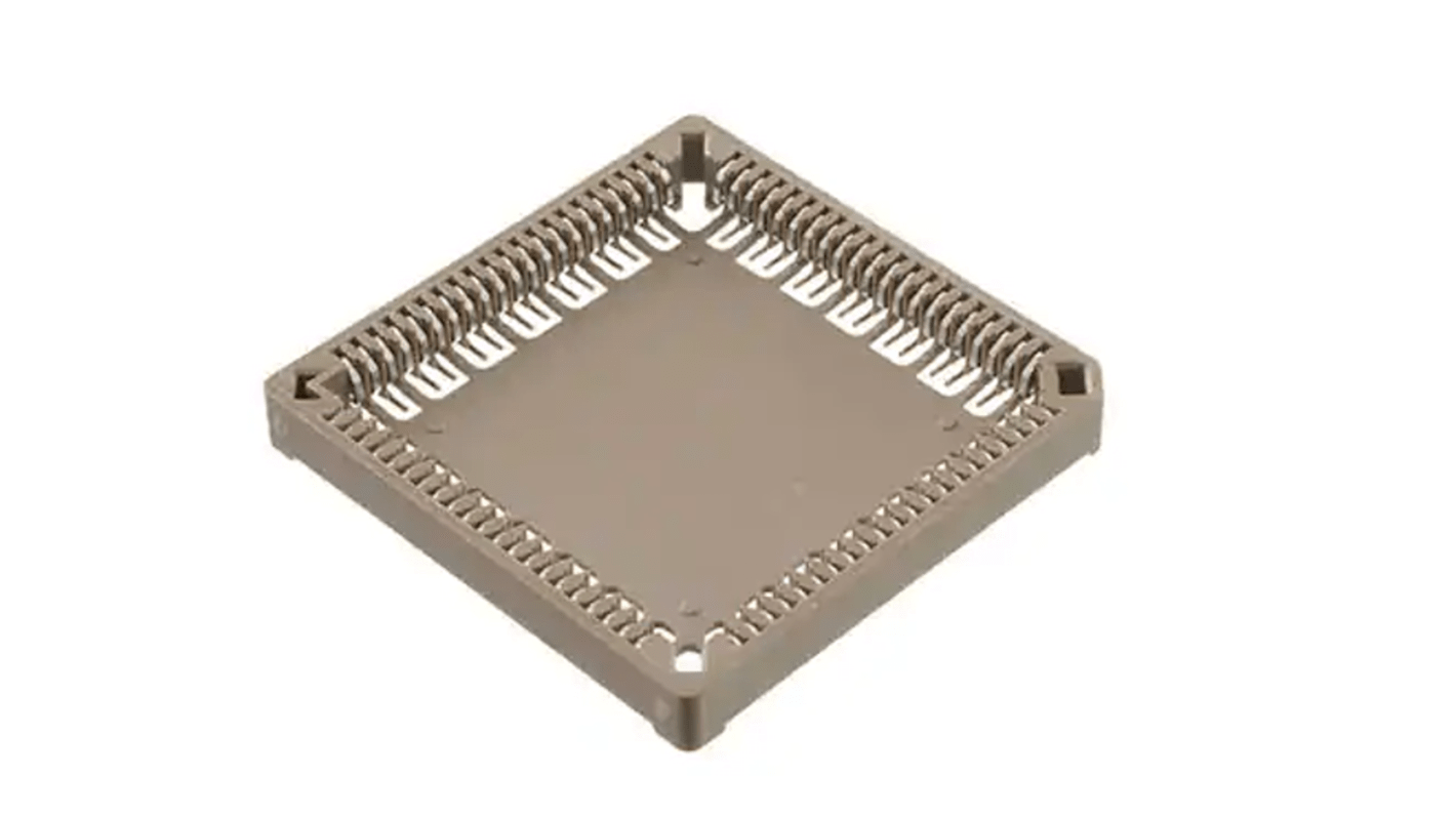 RS PRO 1.27mm Pitch 84 Way SMT PLCC IC Socket