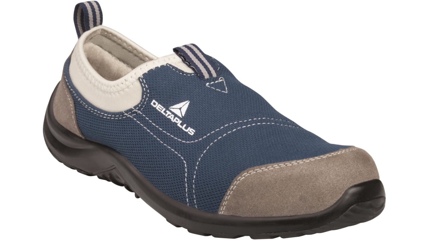 Delta Plus Unisex Grey Stainless Steel Toe Capped Safety Shoes, UK 2, EU 35