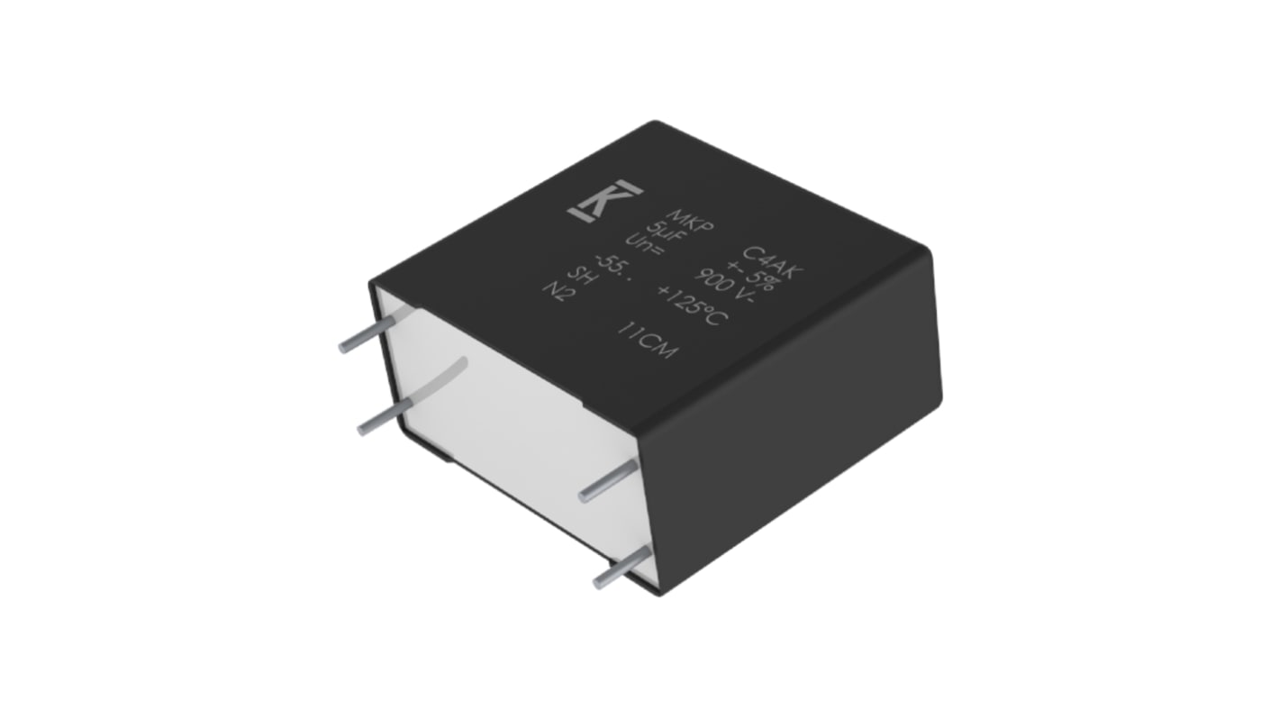 KEMET C4AK Polypropylene Capacitor PP, 700V dc, 5%, 8μF