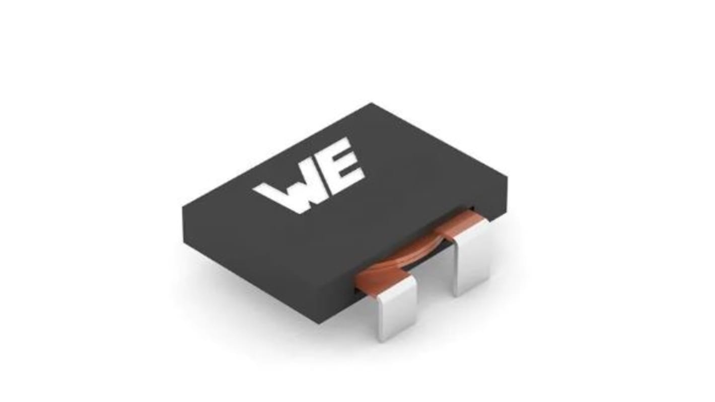 Wurth 1 μH ±20% Manganese Zinc Ferrite Leaded Inductor, Max SRF:38MHz, 33A Idc, WE-HCF