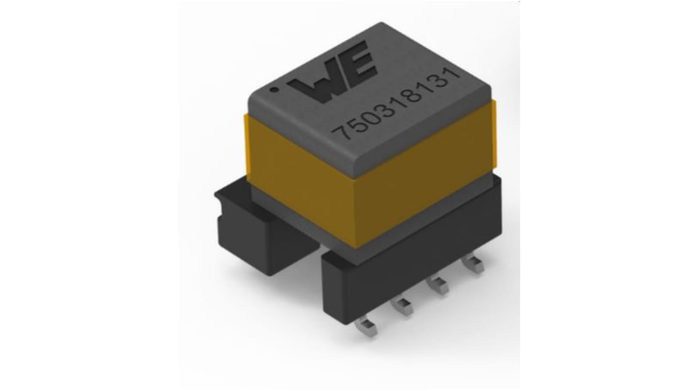 Wurth Elektronik Gate-Drive-Transformator 1-Ausgang, 9 → 18V Flyback Oberflächenmontage, 6μH