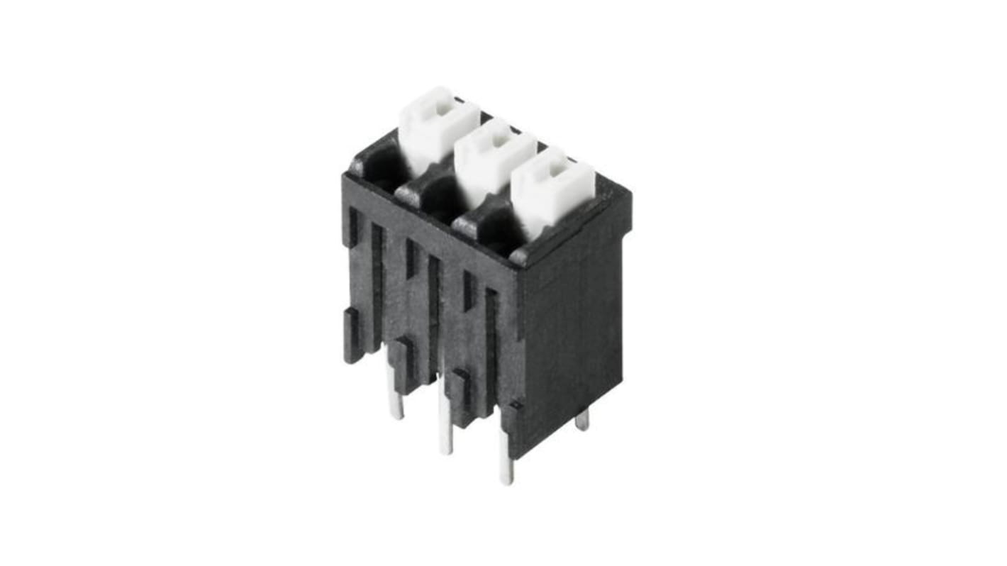 Weidmuller LSF Series PCB Terminal Block, 11-Contact, 3.81mm Pitch, Surface Mount, 1-Row