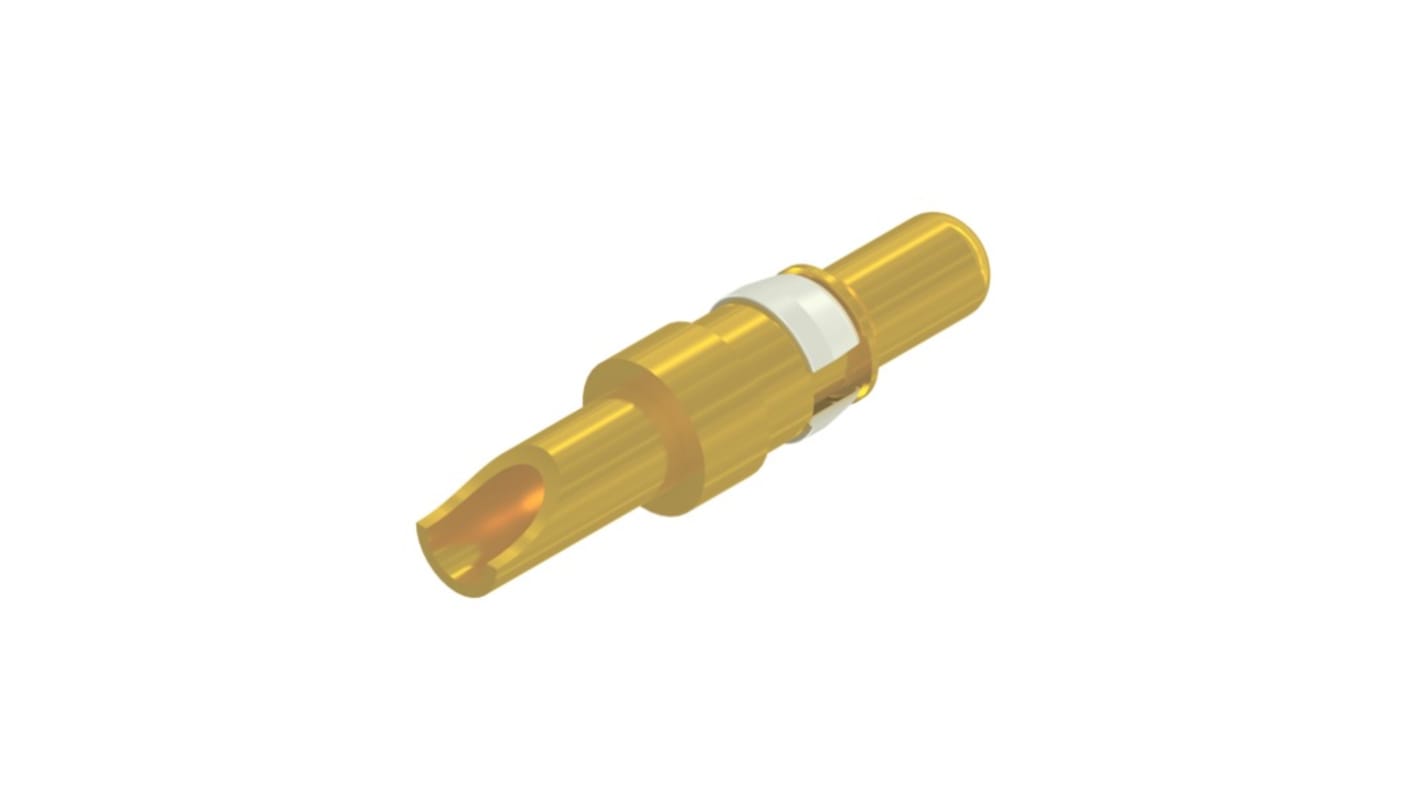 Contacto de alimentación de conector D-Sub CONEC 131A10029X, 3.6mm, Macho, Soldadura, Revestimiento de Flash de oro