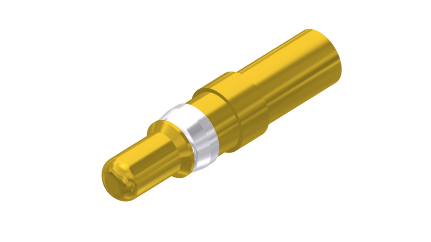 CONEC size 3.6mm Male Crimp D-Sub Connector Power Contact, Gold over Nickel Power, 12 → 10 AWG