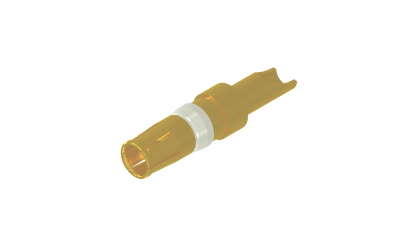 CONEC size 3.6mm Female Solder Cup D-Sub Connector Power Contact, Gold over Nickel Power, 14 → 12 AWG