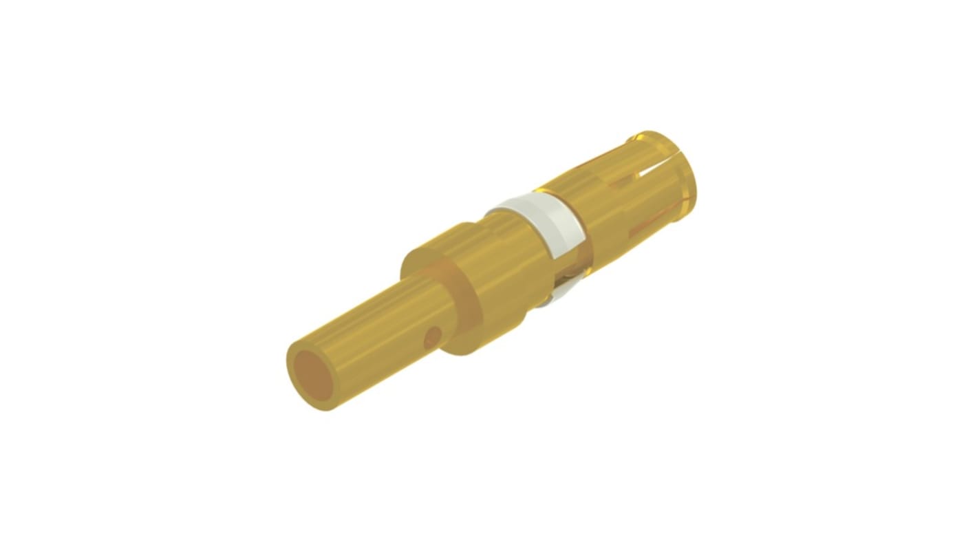CONEC size 2.6mm Female Crimp D-Sub Connector Power Contact, Gold over Nickel Power, 14 → 12 AWG