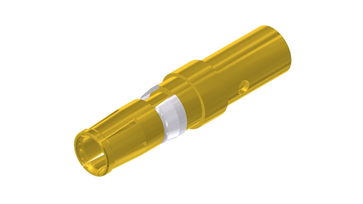 CONEC Sub-D Power-Steckverbinder, Buchse, Crimpanschluss, Kupferlegierung, Gold über Nickel, 1mΩ max, 12 → 10