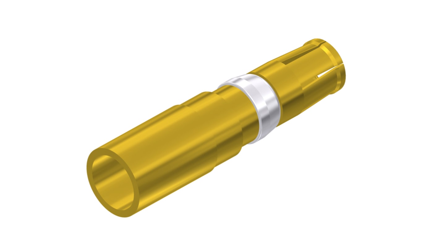 CONEC Sub-D Power-Steckverbinder, Buchse, Crimpanschluss, Kupferlegierung, Gold über Nickel, 1mΩ max, 10 → 8