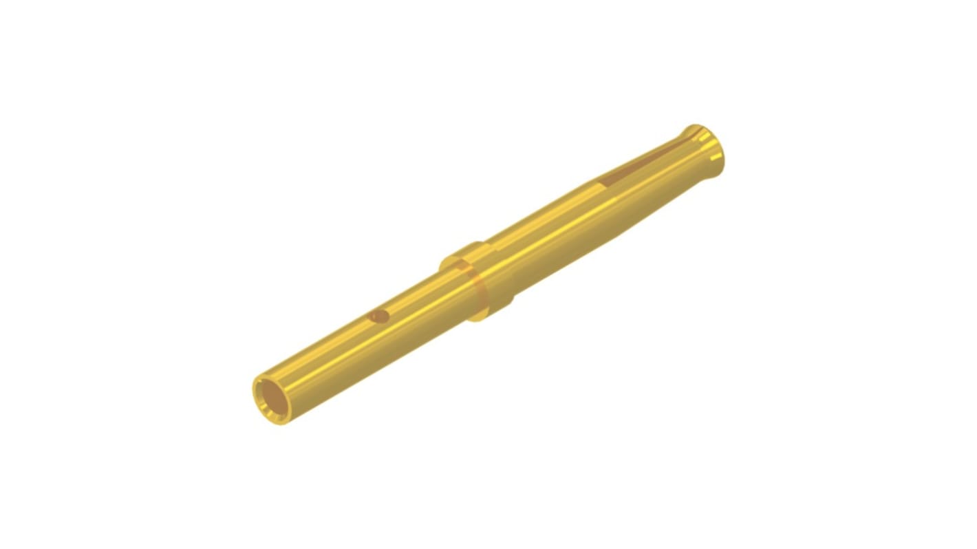 CONEC size 1.34mm Female Crimp D-sub Connector Contact, Gold Flash over Nickel Socket, 28 → 22 AWG