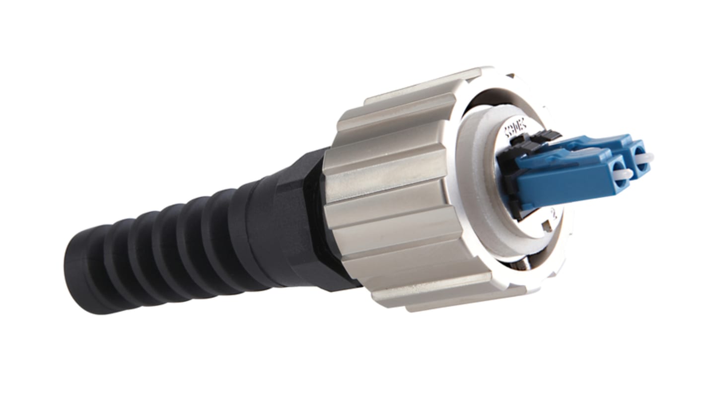 Conector de fibra óptica CONEC de LC a LC, Multimodo, Dúplex