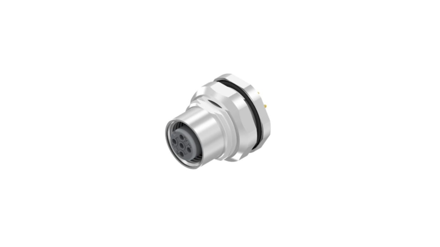 Conector circular CONEC macho serie 43 de 5 vías hembra, Montaje en Panel, IP67