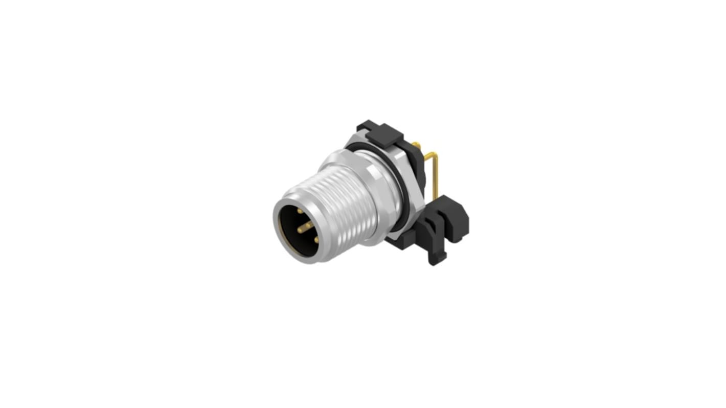 CONEC Circular Connector, 5 Contacts, Panel Mount, M12 Connector, Male, IP67, 43 Series
