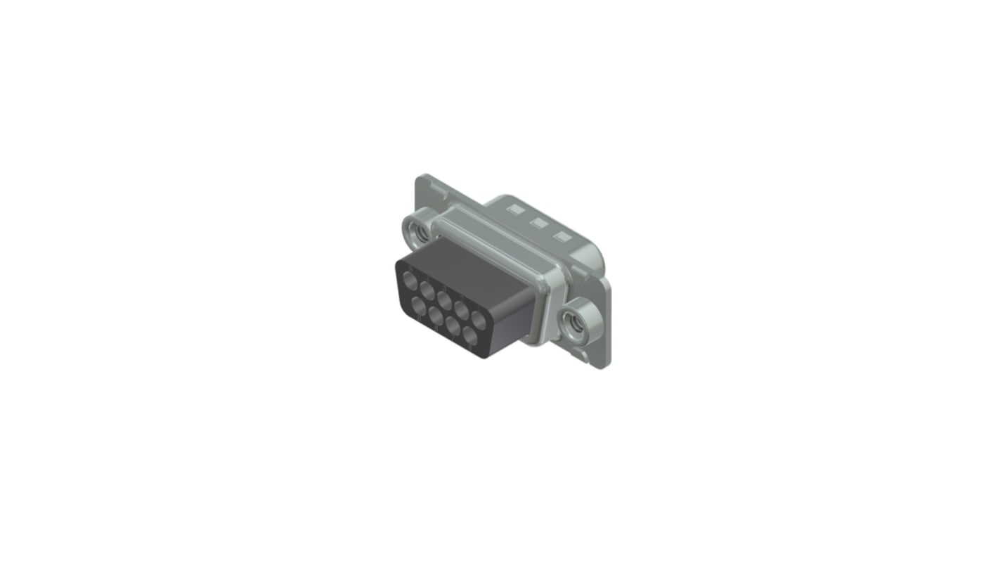 Conector D-sub CONEC, Recto, Montaje en orificio pasante, Macho, con 4-40 UNC