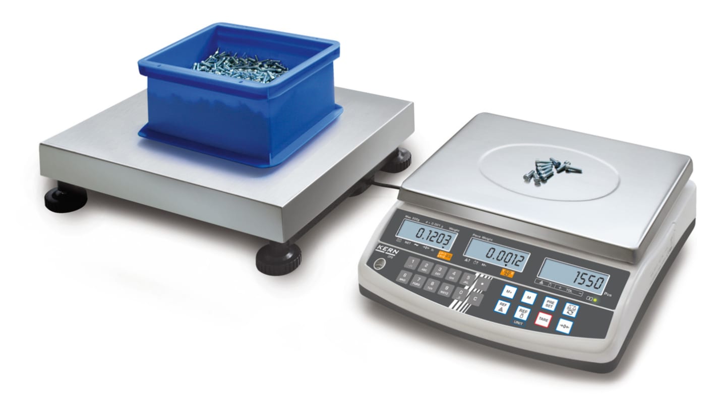 Kern CCS 60K0.1L Counting Weighing Scale, 60kg Weight Capacity, With DKD Calibration