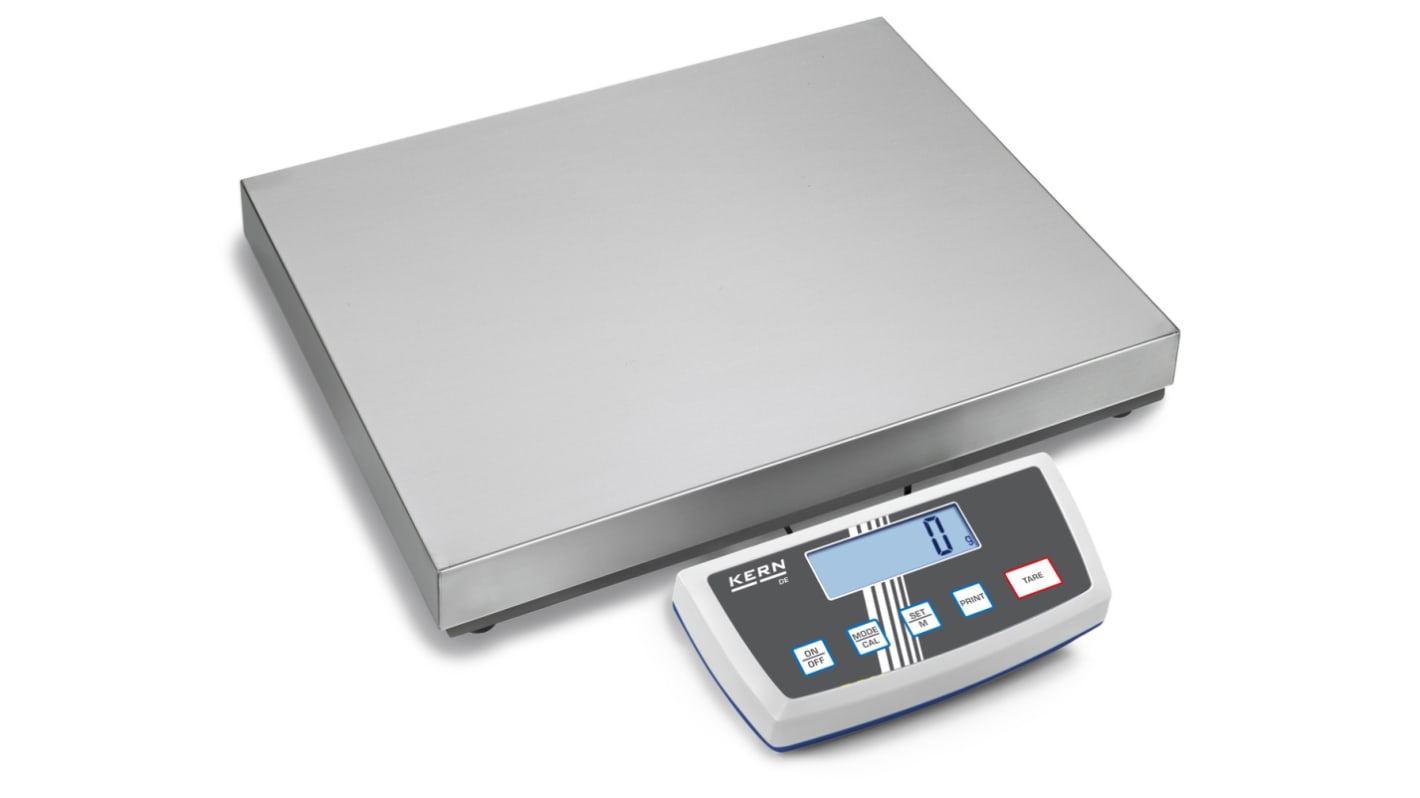 Kern DE 35K0.5D Platform Platform Scales, 15 kg, 35 kg Weight Capacity, With DKD Calibration