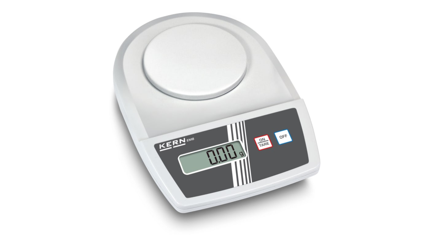 Kern EMB 600-2 Precision Balance Weighing Scale, 600g Weight Capacity, With DKD Calibration