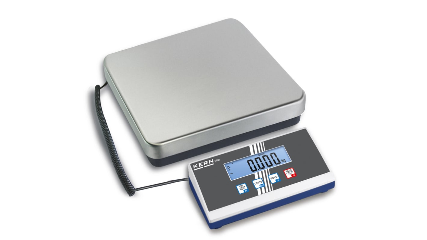 Kern EOB 15K5 Platform Weighing Scale, 15kg Weight Capacity, With DKD Calibration