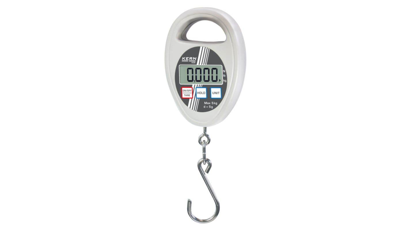 Balance suspendue Kern HDB 10K10N, max. 10kg, résolution 10 g, Etalonné DKD