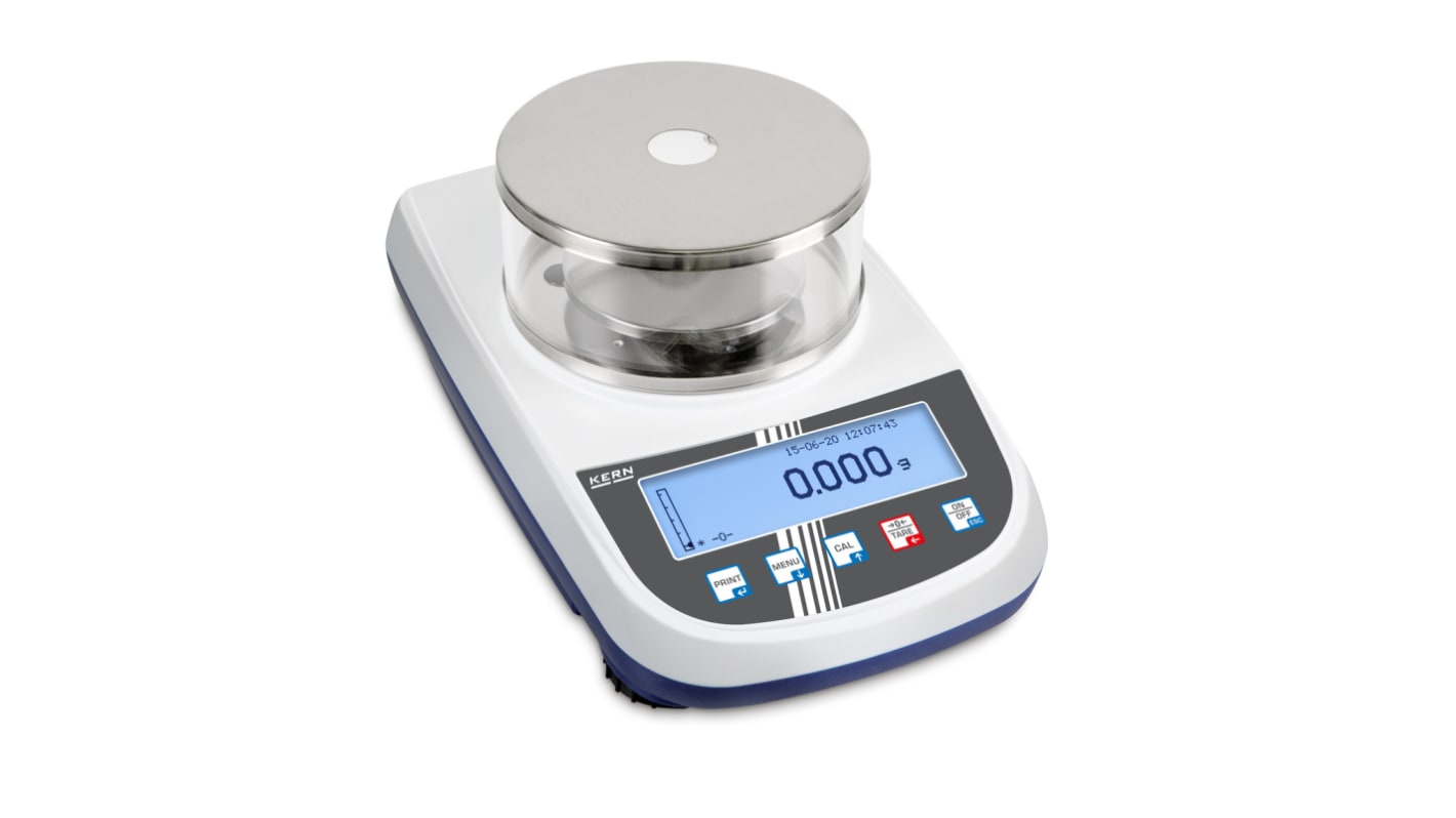 Balance Kern PLS 1200-3A, max. 1.2kg, résolution 0,001 g, Etalonné DKD