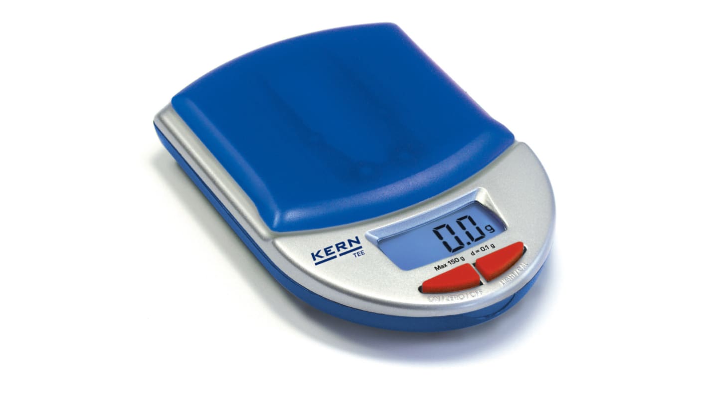 Kern TEE 150-1 Pocket Weighing Scale, 150g Weight Capacity, With DKD Calibration